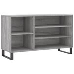 vidaXL Armoire à chaussures Sonoma gris 102x36x60 cm Bois d'ingénierie