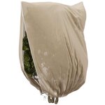 vidaXL Couvercles de Fleece de Protection Anti-Gel pour Plantes Beige