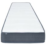 vidaXL Matelas de sommier à lattes 190x90x20 cm mi-doux tissu