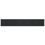 vidaXL Tapis rectangulaire gris 80x1000 cm bambou