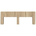 vidaXL Cabinet de Tête de Lit Chêne Sonoma Bois d'ingénierie