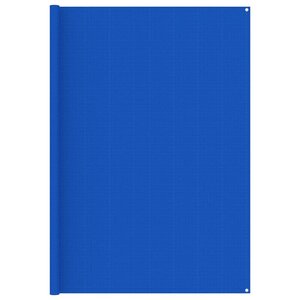 vidaXL Tapis de tente 250x400 cm Bleu