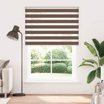 vidaXL Store zèbre marron 155x200cm largeur du tissu 150 9cm polyester