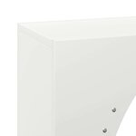 vidaXL Portant de bois chauffage blanc 50x23x100 cm