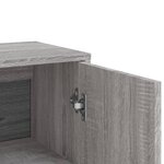vidaXL Buffets 3 Pièces sonoma gris 60x31x84 cm bois d'ingénierie