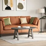 vidaXL Pieds de table basse en forme de A 2 pièces Anthracite 38 x (42-43) cm Acier