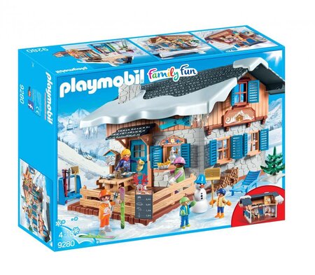 Boîte 9280 : family cabane de ski playmobil