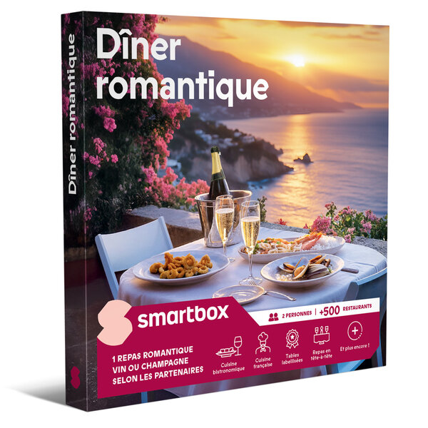 SMARTBOX - Coffret Cadeau Dîner romantique -  Gastronomie