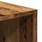vidaXL Meuble TV vieux bois 130x35x50 cm bois d'ingénierie