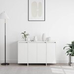 vidaXL Buffet Blanc 120 x 41 x 75 cm Bois d'ingénierie