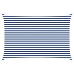 vidaXL Voile d'ombre Bleu et Blanc 3 x 4 5 m 100   polyester Oxford