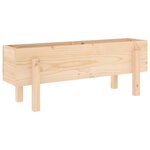 vidaXL Lit surélevé de jardin 101x30x38 cm bois de pin massif