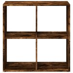 vidaXL Étagère séparatrice de pièce chêne fumé 69 5x29x69 5 cm