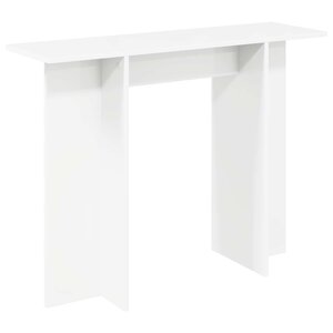 vidaXL Table console Blanc 100 x 30 x 75 cm Bois d'ingénierie