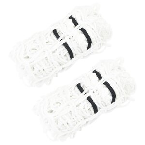 vidaXL Filets à foin 2 Pièces carré blanc 75x75 cm PP