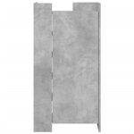 vidaXL Armoire à chaussures gris béton 52x37 5x100cm bois d'ingénierie