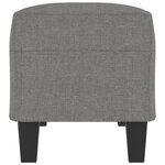 vidaXL Banc Gris foncé 100x35x41 cm Tissu