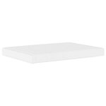 vidaXL Lit avec matelas Hanko vert foncé 120x200 cm velours