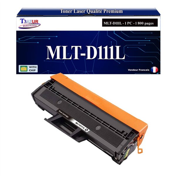 T3AZUR - Toner compatible avec Samsung MLT-D111L MLT-D111S pour Samsung Xpress M2071 M2071FH M2071FW M2071HW M2071W M2078 M2078F M2078FW M2078W SL-M2022 M2022W