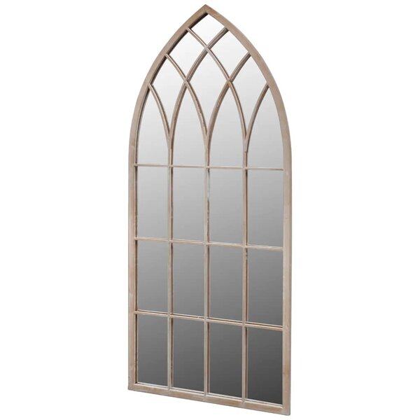 vidaXL Miroir de jardin d'arche gotique 50x115 cm Intérieur/extérieur