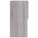 vidaXL Meuble TV avec lumières LED sonoma gris 40 5x30x60 cm