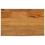 vidaXL Dessus de table à bord vivant 40x20x2 5 cm bois massif manguier