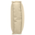vidaXL Coussin pour dossier de palette Beige 60 x 40 x 12 cm