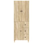 vidaXL Ensemble de Meubles 2 Pièces 66 x 34 5 x 90 cm Bois d'ingénierie