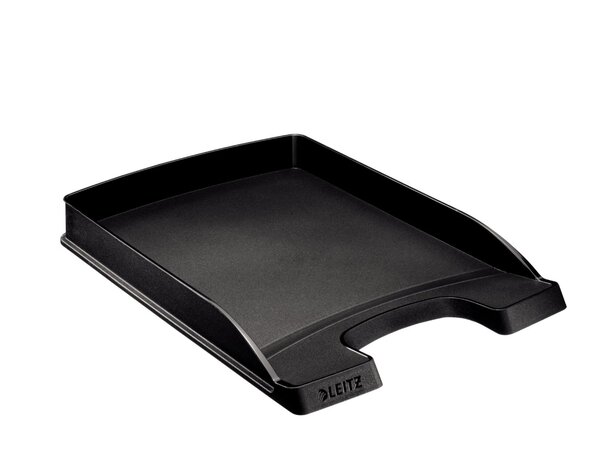 Bac à courrier Plus plat, A4, polystyrène Noir LEITZ