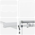 Auvent rétractable automatique vidaXL blanc 350x250 cm