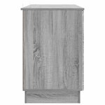 vidaXL Bureau Sonoma gris 142 5 x 50 x 75 cm Bois d'ingénierie