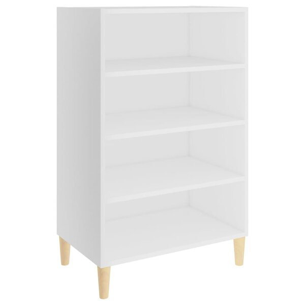 vidaXL Buffet Blanc 57x35x90 cm Aggloméré