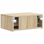 vidaXL Cabinet de chevet mural Chêne Sonoma 49 x 34 5 x 20 cm