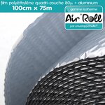 Lot de 6 rouleaux de film bulle d'air largeur 100cm x longueur 75m  - gamme air'roll isotherme