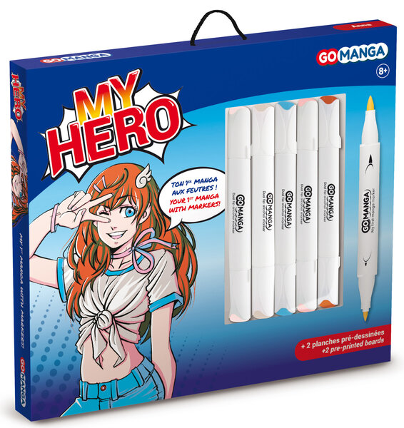 Kit Dessin Manga Go Manga My Hero Anna