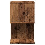 vidaXL Tables de chevet 2Pièces vieux bois 50x30x51 5cm bois d'ingénierie