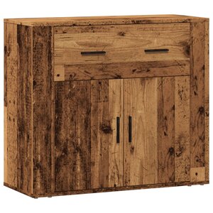 vidaXL Buffet vieux bois 80x33x70 cm bois d'ingénierie