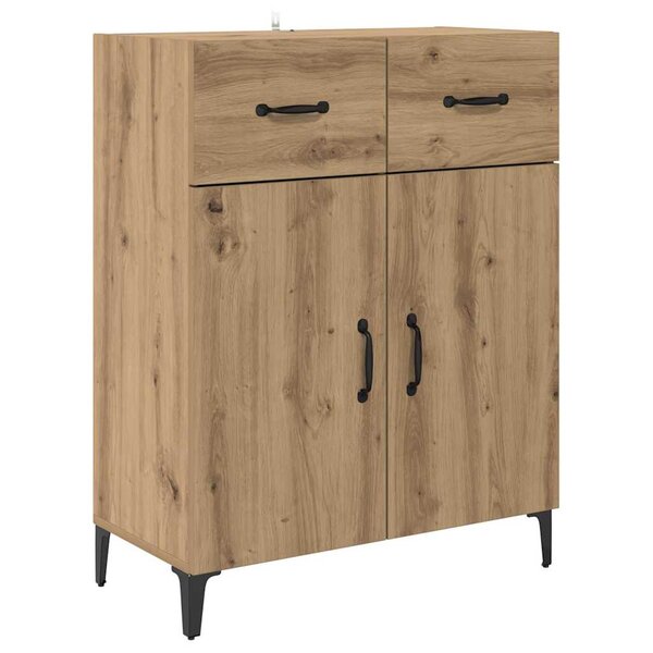 vidaXL Buffet Chêne artisanal 69 5 x 34 x 90 cm Bois d'ingénierie