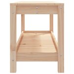 vidaXL Banc de jardin 108x35x45 cm bois massif de pin