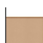 vidaXL Paravent à 6 panneaux Beige 300 x 180 cm Tissu