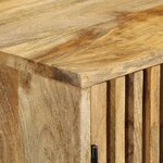 vidaXL Meuble TV 90 x 30 x 40 cm Bois de manguier massif