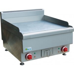 Plancha electrique série top 650 - 2 zones de chauffe - afi collin lucy -  - inox 400x650x475mm