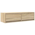 vidaXL Meuble TV Chêne sonoma 100 x 31 x 25.5 cm Bois d'ingénierie