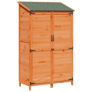 vidaXL Abri de jardin Marron 106 5 x 56 x 176 cm Bois de Sapin Massif