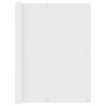 vidaXL Écran de balcon Blanc 120x300 cm Tissu Oxford