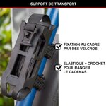 Antivol Vélo à Code 8336EURDPRO acier trempé Combinaison Programmable support inclus