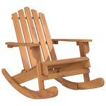 vidaXL Ensemble de salon de jardin Adirondack 3 Pièces bois acacia solide