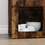 vidaXL Buffet Chêne fumé 59 x 35 x 80 5 cm Bois d'ingénierie