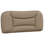 vidaXL Cadre de lit sans matelas cappuccino 90x190 cm similicuir