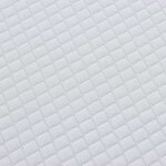 vidaXL Matelas Blanc  Gris 90 x 190 cm Mousse